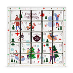 Puzzle Adventskalender mit Tees in kleinen Quadraten
