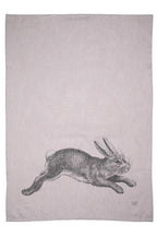 Geschirrtuch aus Baumwolle mit einem aufgedruckten Hasen Motiv von 17;30