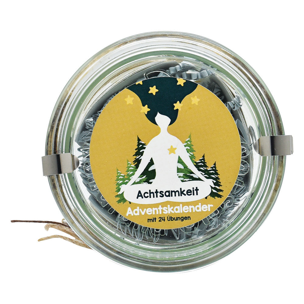 Rubbel Adventskalender Achtsamkeit im Weckglas
