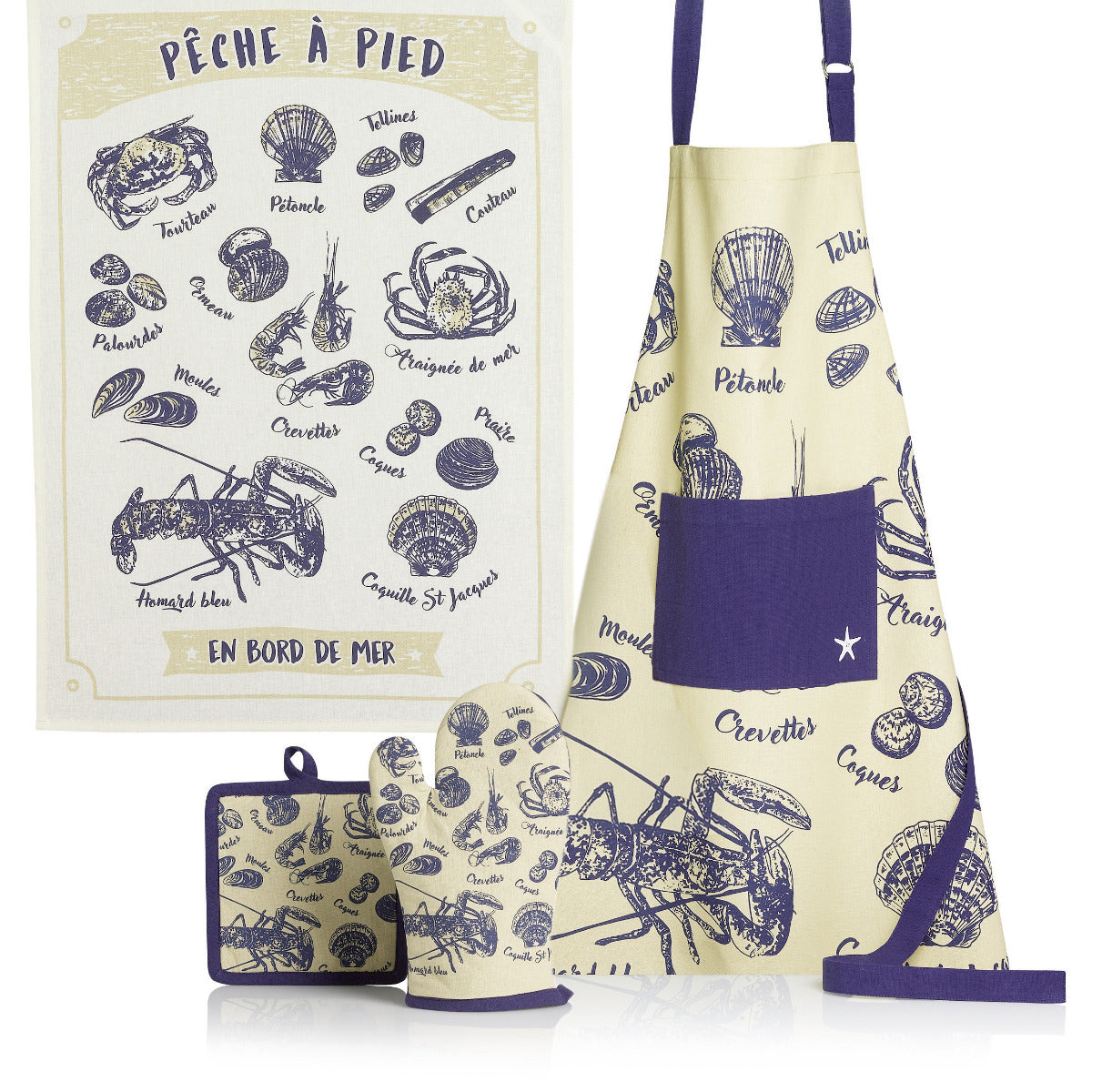 Küchenschürze "Angeln"