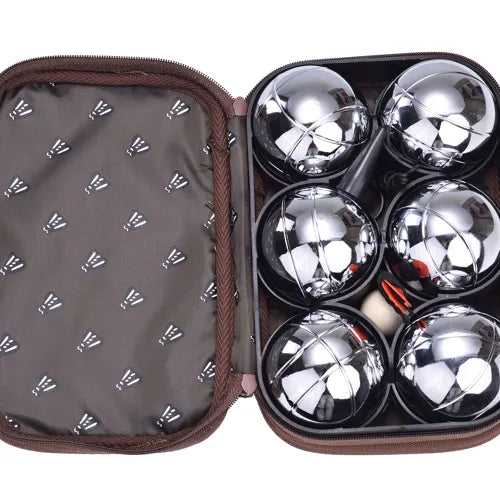 Set mit 6 Pétanque-Kugeln (Boule)