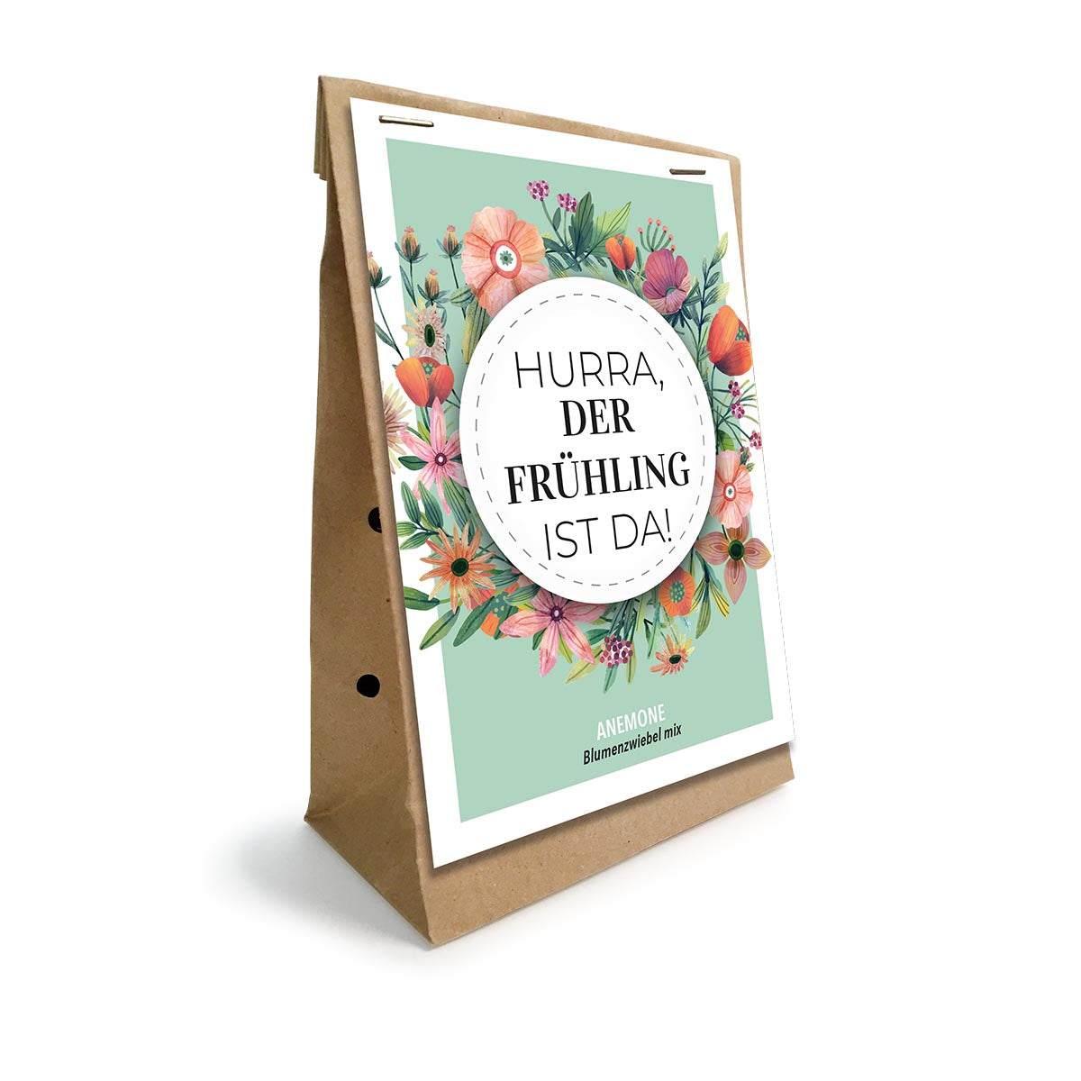 Frühlingszwiebelmix, Anemone-"Hurra, der Frühling ist da" Green Edition