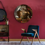 Wandkreis 100cm - die Menagerie