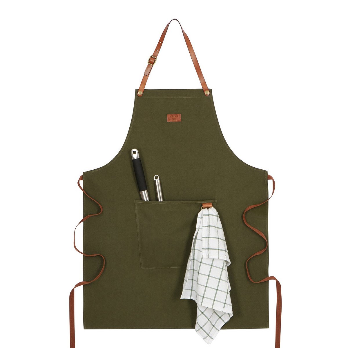 Küchenschürze Washed Canvas - Khaki