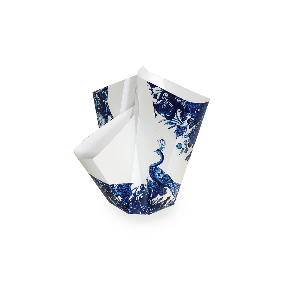 Design Faltvase - Delfter Blau