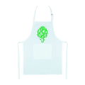 Eine Schürtze mit einem Brokolie Print in grün von 17;30