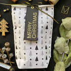Wundertüte "Merry Christmas" im Tannenbaum-Design