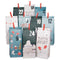 DIY Adventskalender Weihnachten & Advent zum Befüllen - 24 Papiertüten - Motiv blau, rot