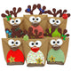 DIY Adventskalender Weihnachten & Advent zum Befüllen - 24 Papiertüten - Motiv Rentiere