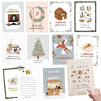 Besonderer Adventskalender mit 24 weihnachtlichen Aufgaben die die Weihnachtszeit versüßen; Karten mit niedlichen Designs und inspirierenden Ideen; Platz zur Personalisierung; Jetzt entdecken!
