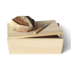 Brotkasten aus Holz mit Deckel Klein