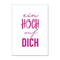 Postkarte hoch, EIN HOCH AUF DICH