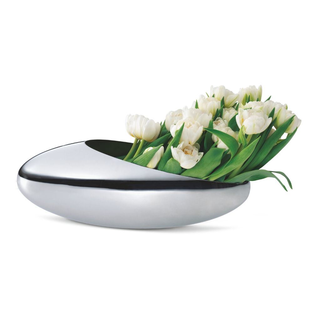 COCOON Champagnerkühler + Tulpenvase aus Edelstahl