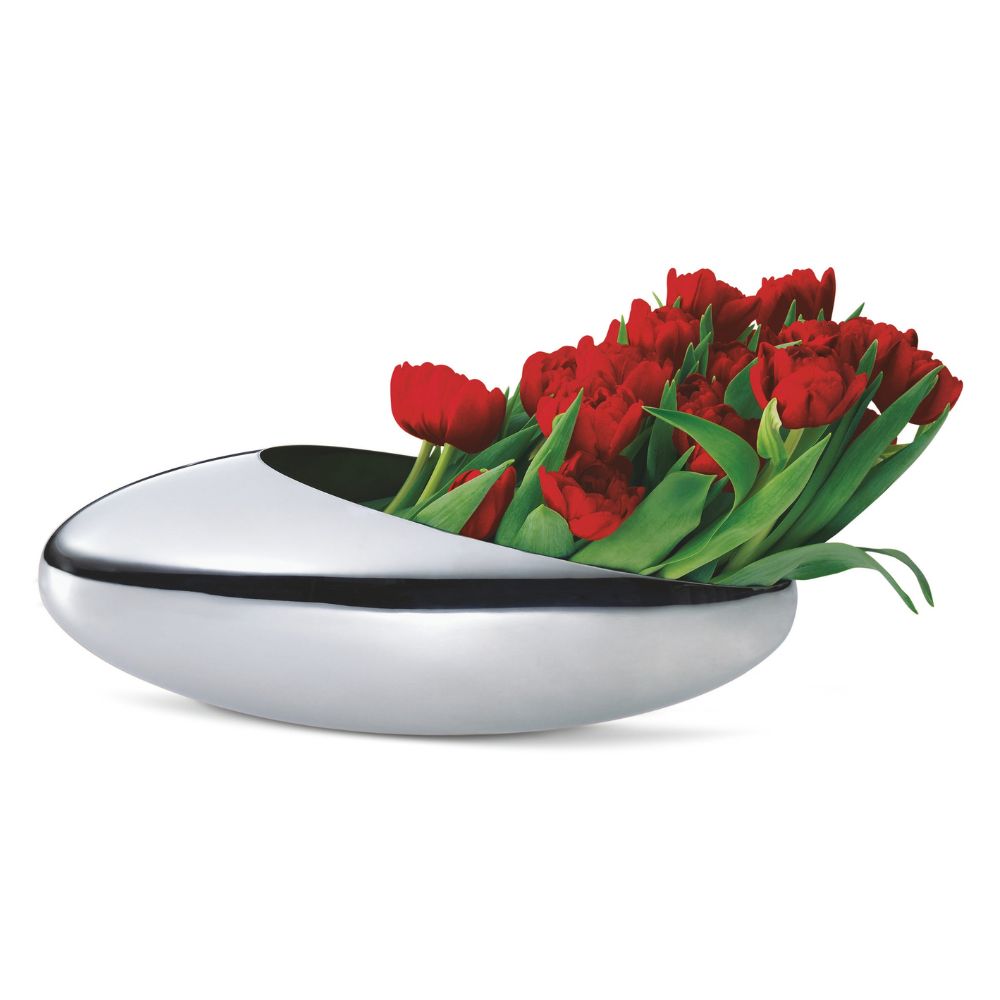COCOON Champagnerkühler + Tulpenvase aus Edelstahl