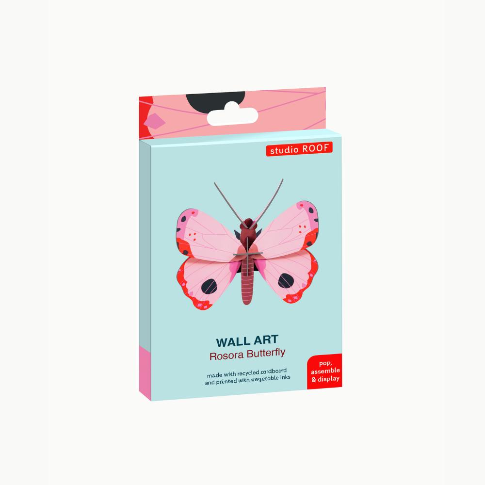 Wanddeko 3D - Rosora Schmetterling
