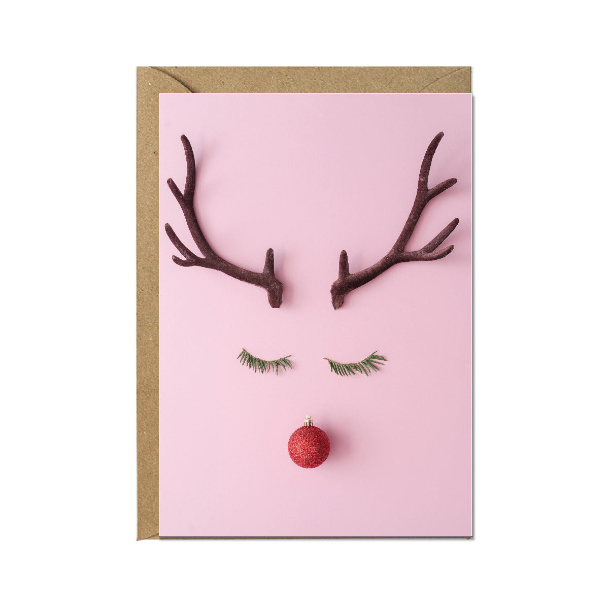 Pinke Postkarte im Rudolf Design von 17;30