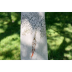 Schürze Leinen Natur - Karotte, Irisdruck