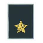 Grün aligrafierter Stern als Geschirrtuch von 17;30 aus Baumwolle