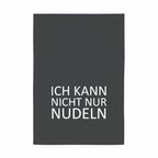 Geschirrtuch grau - Ich kann nicht nur Nudeln