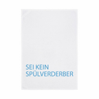 Geschirrtuch mit Lustigem Spruch SEI KEIN SPÜLVERDERBER von 17;30