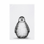 Süßer Piguin auf Geschirrtuch aus Bauwolle von 17;30