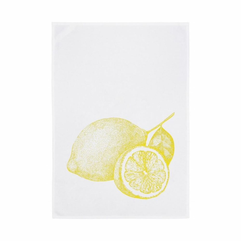 Geschirrtuch-Motiv ZITRONE, Gelb