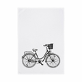 Geschirrtuch mit einem Schwarzem Fahrrad