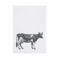 Gezeichnete Kuh als Geschirrtuch von 17;30 aus Baumwolle