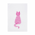 Geschirrtuch - Katzenwäsche, Pink