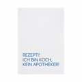 Geschirrtuch - REZEPT? ICH BIN KOCH, KEIN APOTHEKER, blau