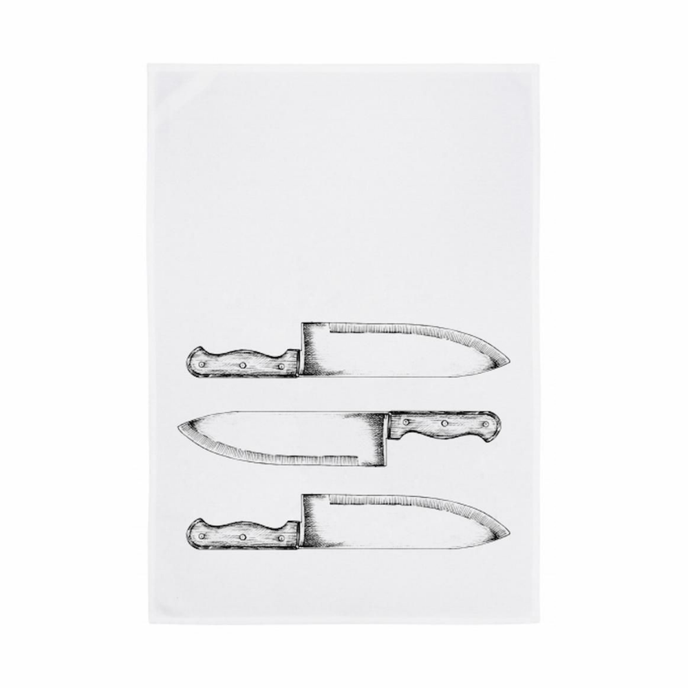 Geschirrtuch-Messer, grau