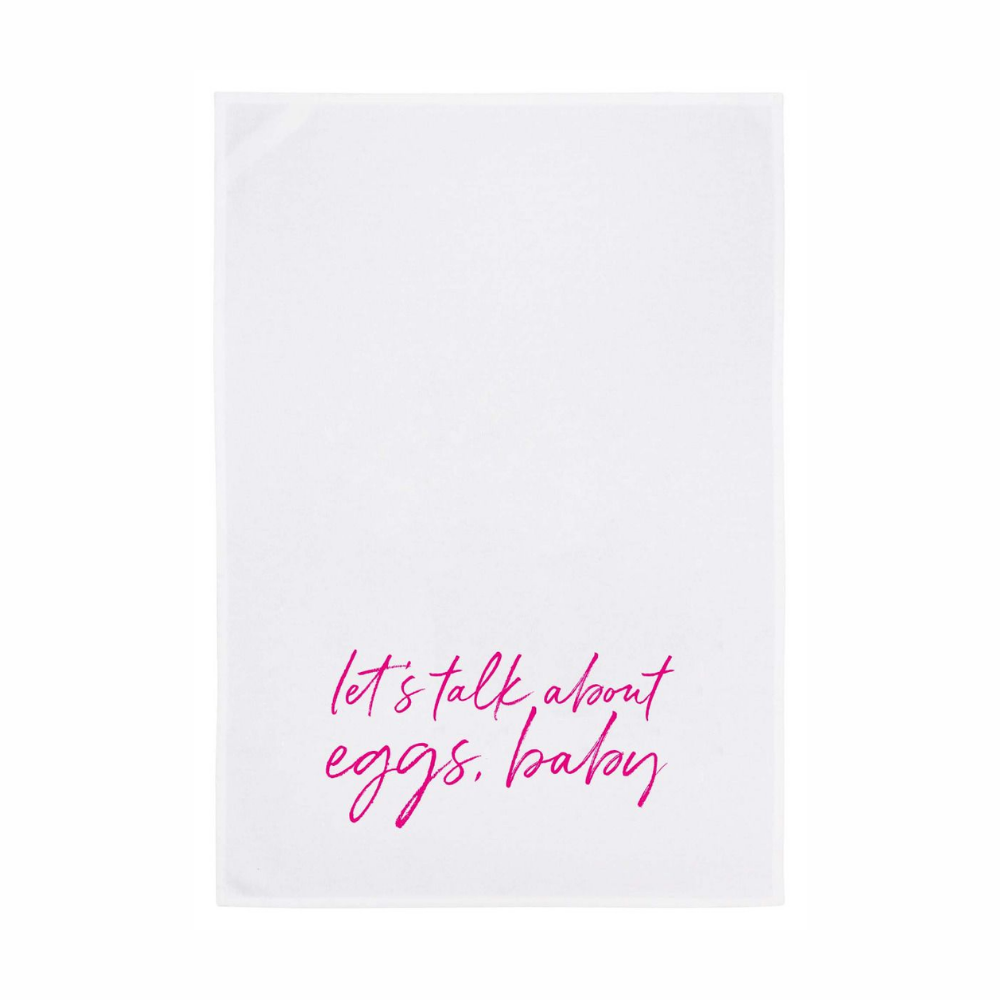 Geschirrtuch - Let's talk about Eggs, Baby