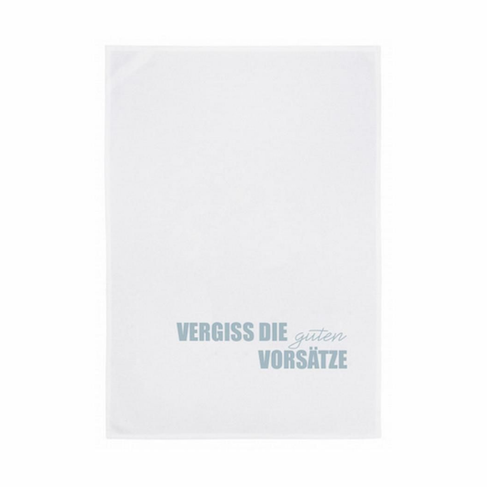 Geschirrtuch - Vergiss die guten Vorsätze
