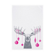 Geschirrtuch - Elch mit Weihnachtsschmuck