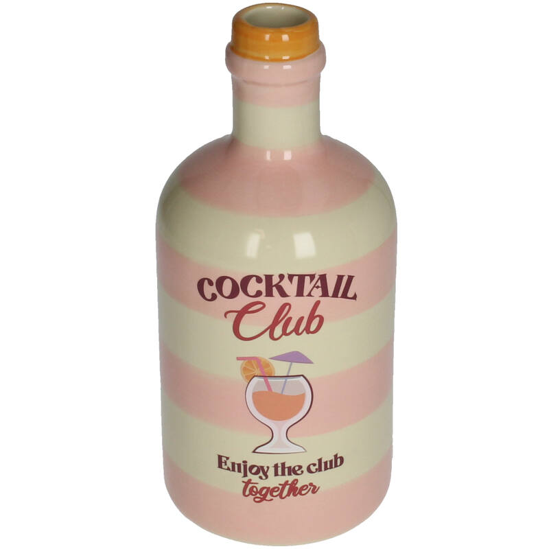 Deko Vase Keramik - Pink Cocktail Club