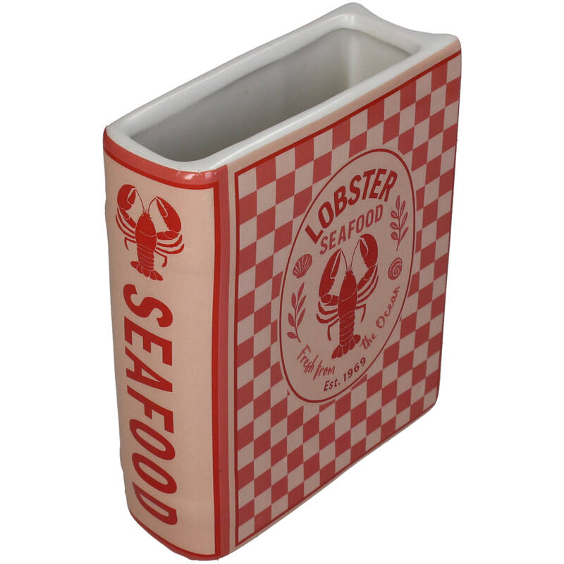 Vase Buch, Dolomite - Roter Hummer