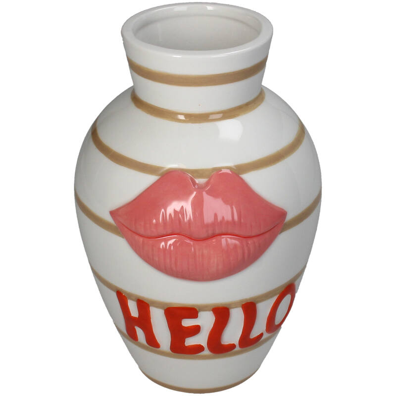 Vase "Hello" Dolomite Multi