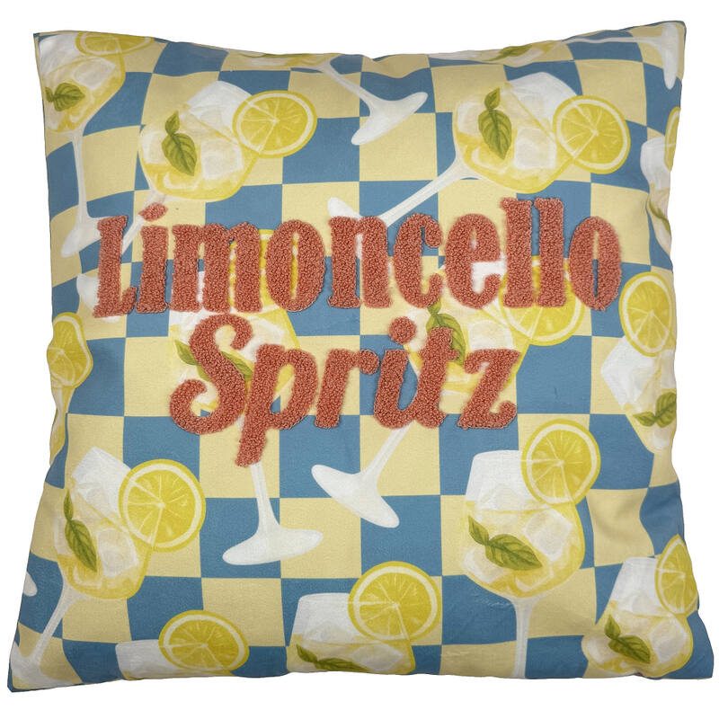 Kissen, Zitronengelb - Limoncello Spritz