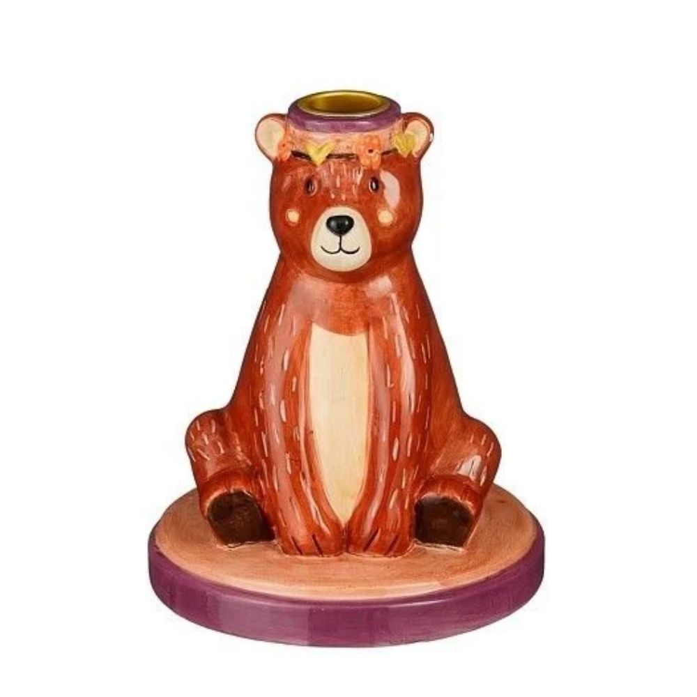 Kerzenhalter Bär für Stabkerzen