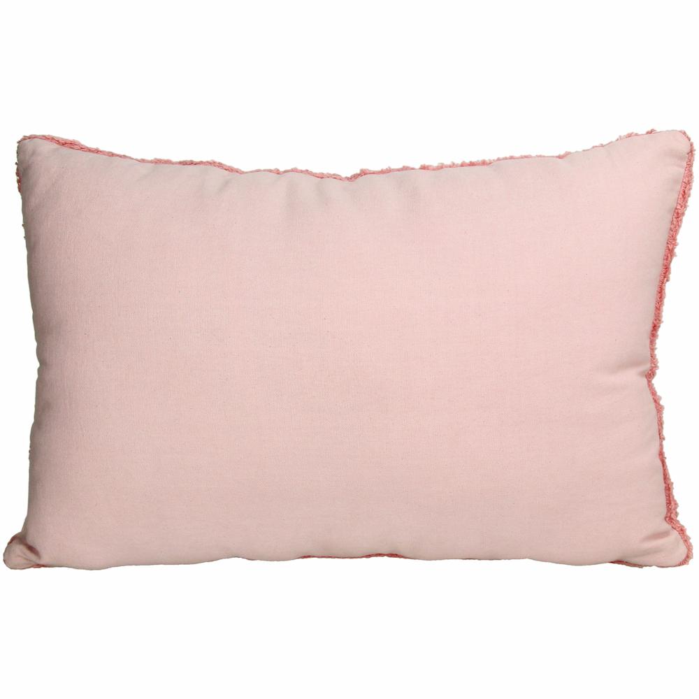 Pinke Rückseite des "IBIZA" kissens