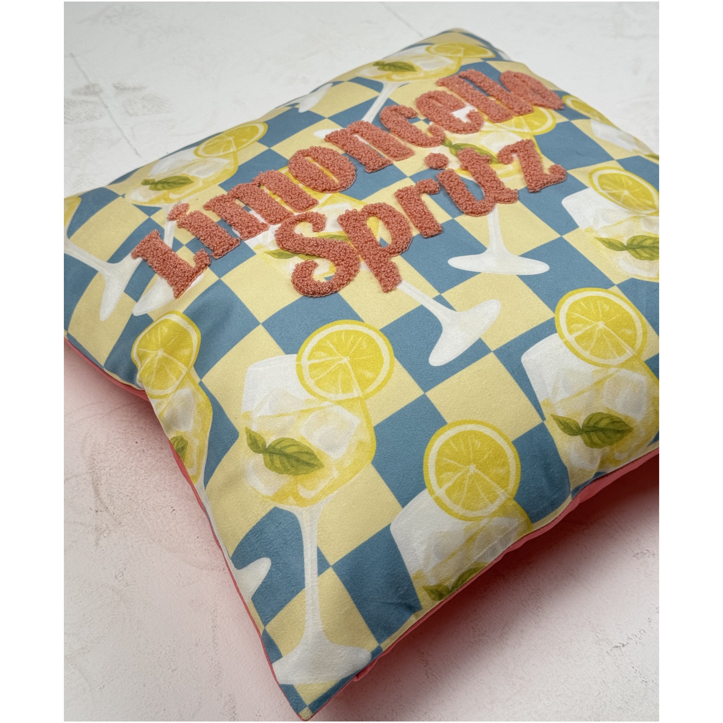 Kissen, Zitronengelb - Limoncello Spritz