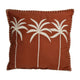 Kissen Baumwolle Terracotta - Palmen 45 x 45 cm