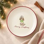 Teller 4er Set - Hunde "Merry Woofmas"