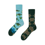 Motivsocken "SCHILDKRÖTEN ZEIT" von Many Mornings