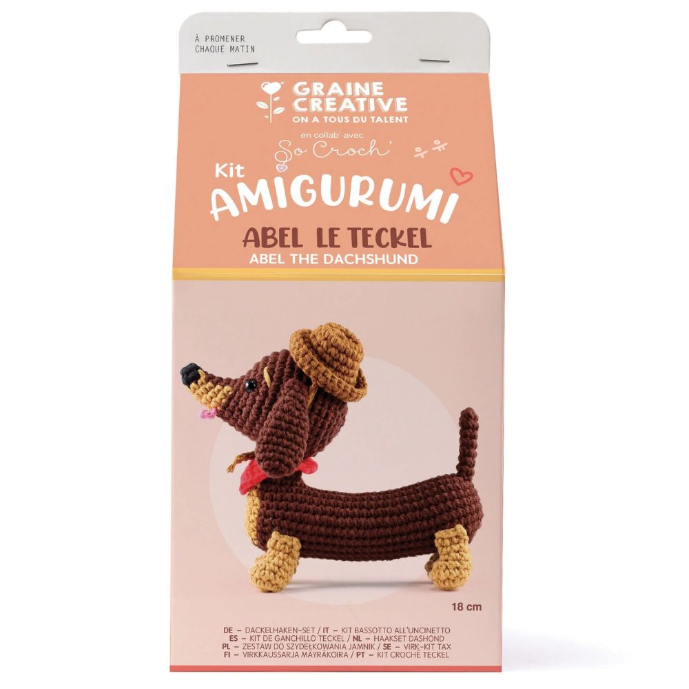 DIY Häkel Set AMIGURUMI - Dackel