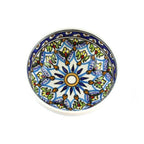 bemalte Keramikschale, farbig bemalt