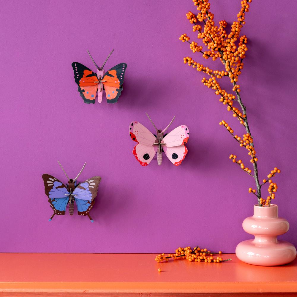 Wanddeko 3D - Rosora Schmetterling