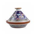 Tajine gemustert blau/weiß - 30cm