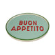 Teller Antipasti - Buon Appetito Stoneware Grün