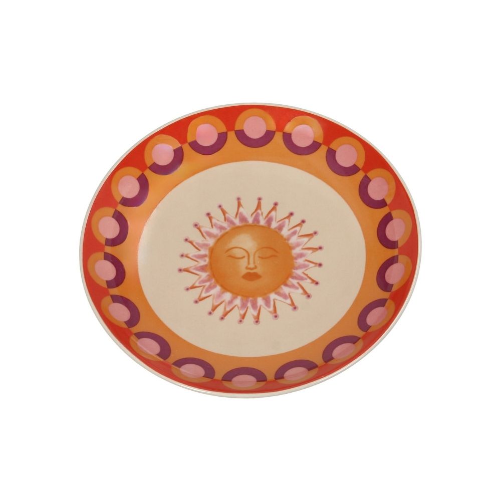 Teller Steingut Multi - Sonne